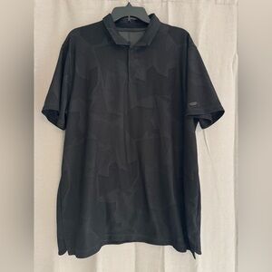 Nike Golf Tiger Woods Collection Polo Shirt Camouflage-jacquard Design Size XL